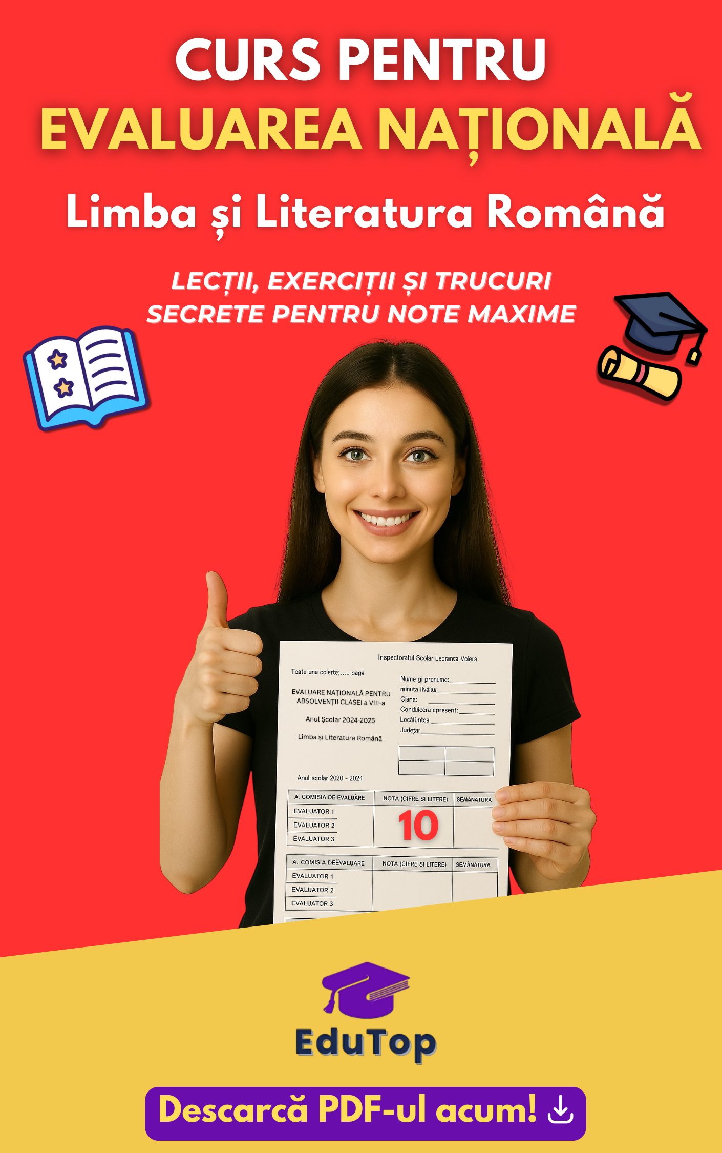 Curs pentru Evaluarea Națională - Română